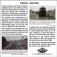 Library Junction Interpretive Sign